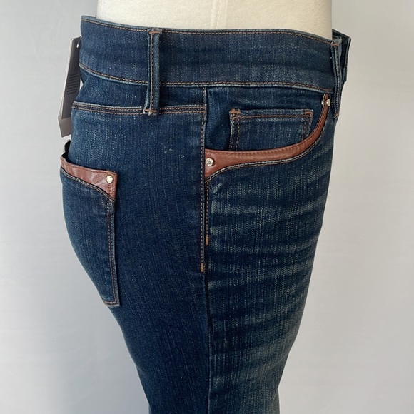 NWT WHBM Mid Rise Skinny Ankle Jeans 2R - Picture 12 of 16